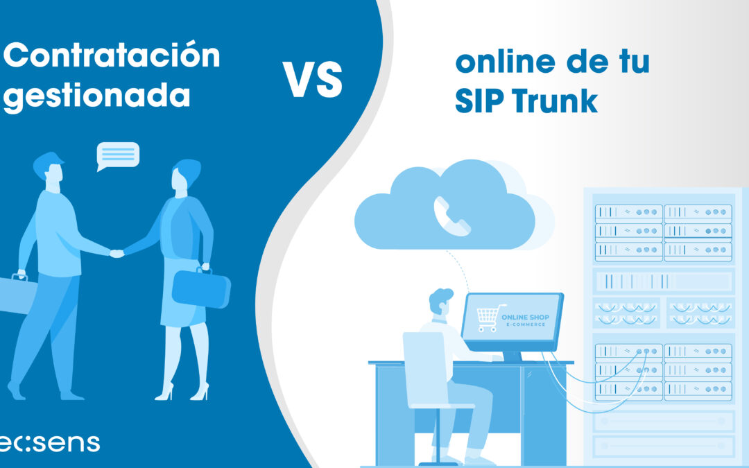 Contratación gestionada vs online de SIP Trunk
